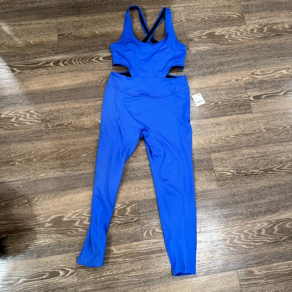 FP Movement by Free People back it up - swim club - pool blue Jumpsuit - Picture 3 of 7